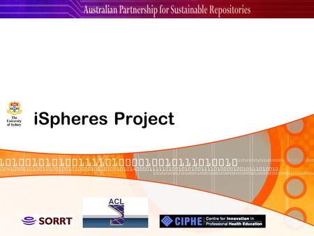ISpheres Project. Project Overview iSpheresCore iSpheresImage Demonstration References.