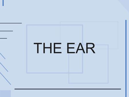 THE EAR.