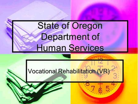 State of Oregon Department of Human Services