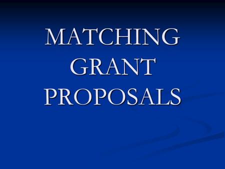 MATCHING GRANT PROPOSALS. District 5830 is partnering with District 5470 in Colorado to have the following Matching Grants in District 4845 in Argentina.