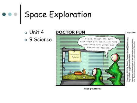 Space Exploration Unit 4 9 Science.