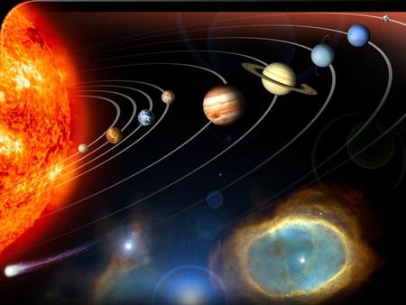 In our solar system, nine planets circle around our Sun. The Sun sits in the middle while the planets travel in circular paths (called orbits) around.
