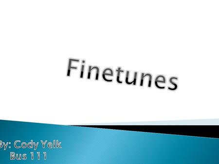 Music Finetune is an online site that offers free music to everyone that signs up. It shares many qualities that are similar to online radio sites or.