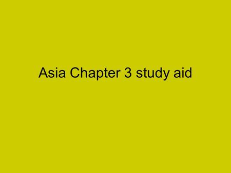 Asia Chapter 3 study aid. What is an animal that carries its young in a pouch?