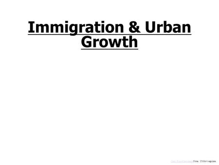 Chart: Rise of ImmigrantsNotes: US Govt regulates