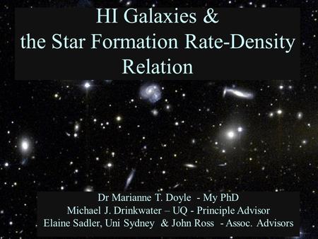 HI Galaxies & the Star Formation Rate-Density Relation