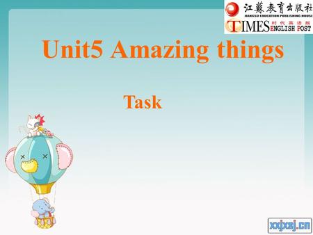 Unit5 Amazing things Task. What is the monkey doing? Isn’t that interesting?