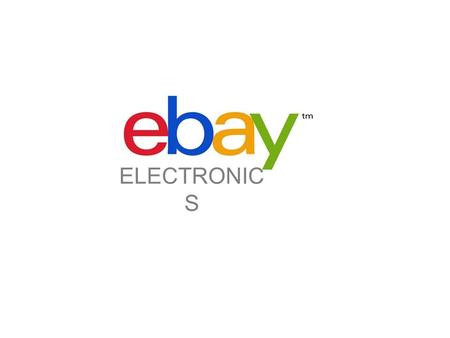 ELECTRONIC S. EBAY ELECTRONICS HOLIDAY PLANNING 2015.