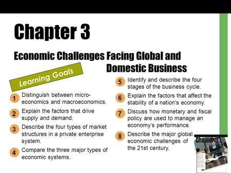 Chapter 3 Economic Challenges Facing Global and Domestic Business