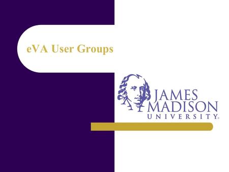 EVA User Groups. Agenda – Quick Quote: Update on Training Feedback from departmental users Success stories/examples from Procurement Quick Quote Example.