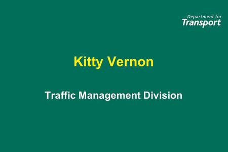 Kitty Vernon Traffic Management Division. Controlled Parking Zones - why review?