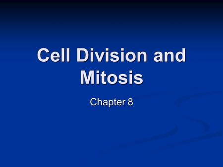 Cell Division and Mitosis Chapter 8. 11/19-11/21 Complete photo graph Complete photo graph Review for exam Review for exam Essay question topics Essay.