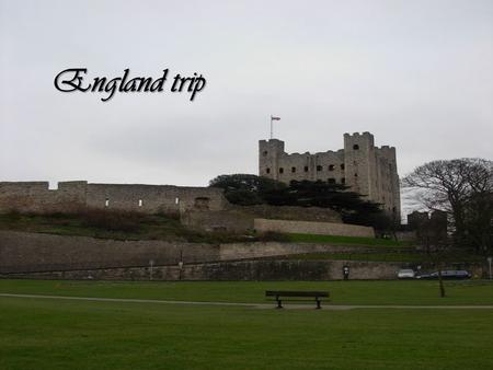 England trip. Monday at 11.3O p.m. we went to Calais to take the Eurotunnel.