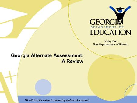 Georgia Alternate Assessment: