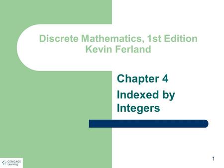 Discrete Mathematics, 1st Edition Kevin Ferland