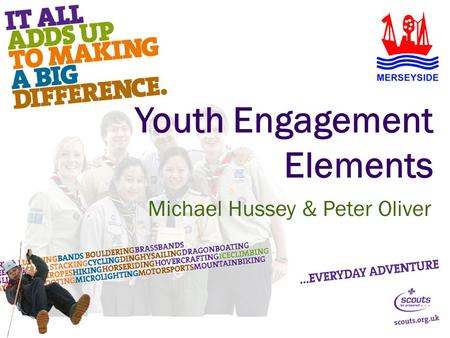 Youth Engagement Elements Michael Hussey & Peter Oliver.