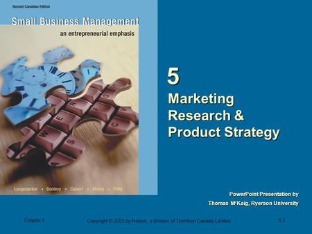 Marketing Research & Product Strategy