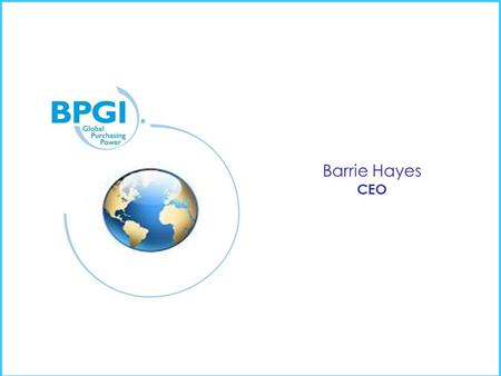 Barrie Hayes CEO. Challenging Office products Markets over the last 5 years & Changing.