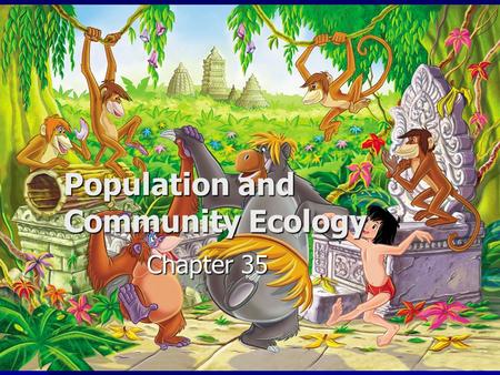 Population and Community Ecology
