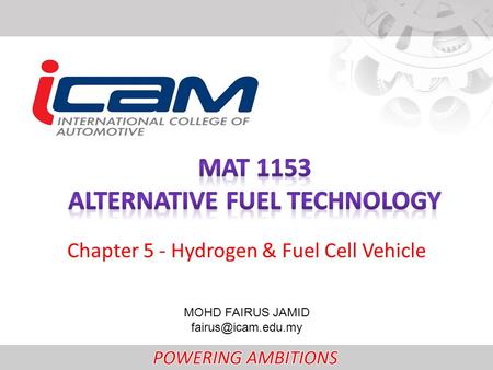 Alternative fuel technology
