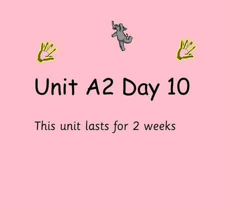 Unit A2 Day 10 This unit lasts for 2 weeks. Practice material including multiplying by doubling. We will use a calculator to calculate multiple operations.
