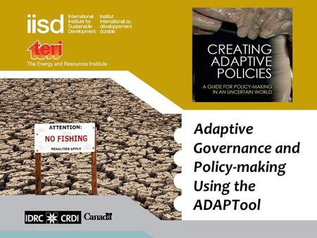 Adaptive Governance and Policy-making Using the ADAPTool.