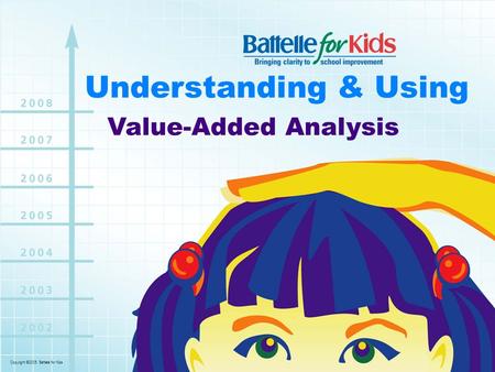 Copyright ©2006. Battelle for Kids. Understanding & Using Value-Added Analysis.