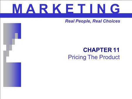 CHAPTER 11 Pricing The Product