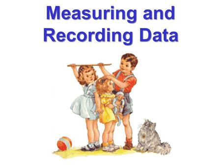 Measuring and Recording Data. developed in France in 1795 a.k.a. “SI”-International System of Units a.k.a. “SI” - International System of Units The U.S.