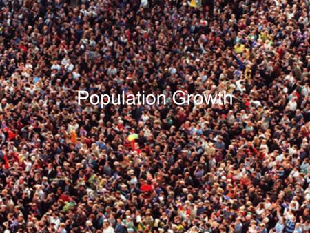 Population Growth. Worldwide Population Year 2000 –6.1 billion inhabitants Year 2030 –8 billion inhabitants Year 2050 –9 billion inhabitants 200,000 people.