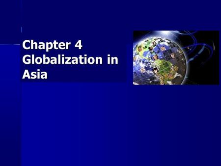 Chapter 4 Globalization in Asia. Paragraph 3 Globalization and inequality in China China's economy is “booming China's economy is “booming” Some people.