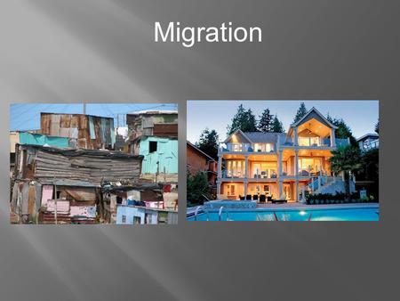 Migration.  Emigration - leaving one's native country or region to settle in another permanently  Emigrants are the ones who consider the push factors.