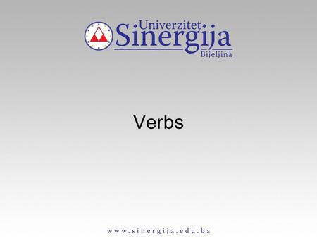 Verbs. A verb is a word (run) or a phrase (run out of) which expresses the existence of a state (love, seem) or doing of an action (take, play).