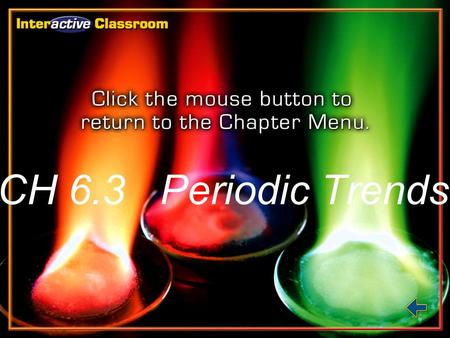 CH 6.3 Periodic Trends.