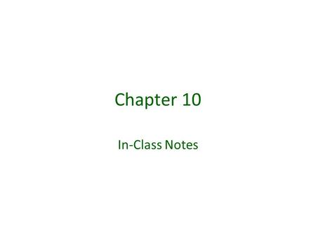 Chapter 10 In-Class Notes. Background on Life Insurance Parties to a life insurance contract Beneficiary, life insured, policy owner Life and health insurance.