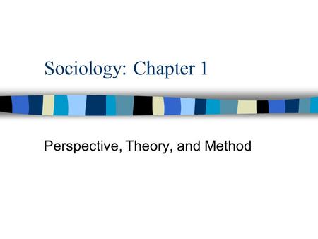 SocNotes: A Study Companion Perspective, Theory, and Method