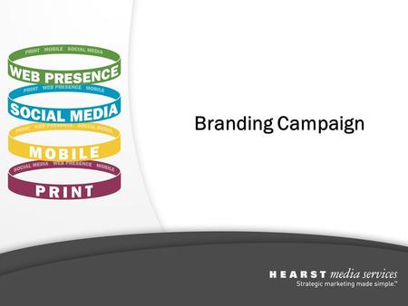 Branding Campaign. Play TV Spot Full page ad Quarter page ads.