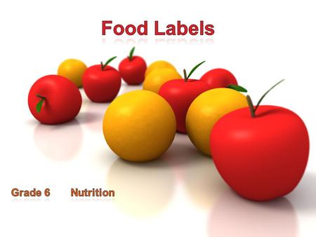 Nutrition Labels Contains specific information about the product you are going to eat All labels are based upon a ________ calorie per day diet –Does.