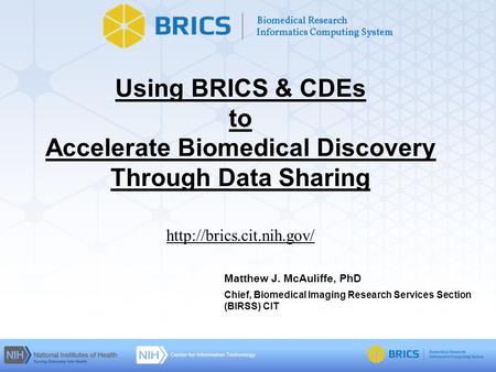 Accelerate Biomedical Discovery