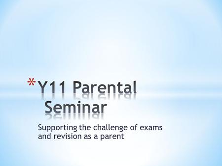 Supporting the challenge of exams and revision as a parent.