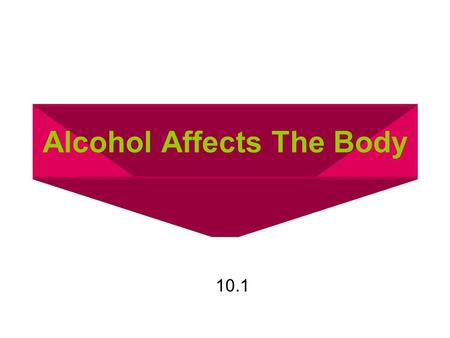 Alcohol Affects The Body