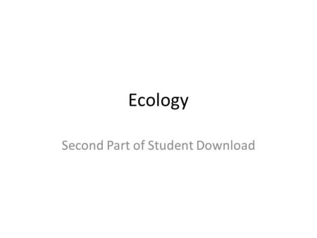 Second Part of Student Download