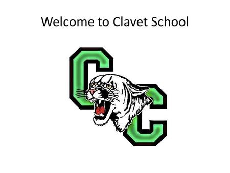 Welcome to Clavet School. Transportation right to our doors.