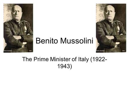 The Prime Minister of Italy ( )