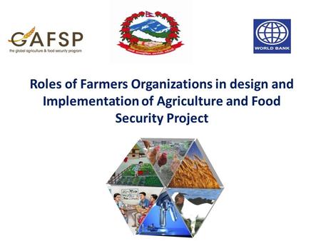 Roles of Farmers Organizations in design and Implementation of Agriculture and Food Security Project.