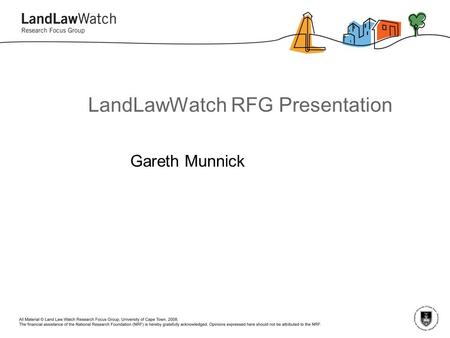 LandLawWatch RFG Presentation