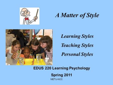 EDUS 220 Learning Psychology