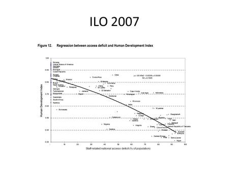 ILO 2007. WHO Report 1999 Most equitable of all in terms of the way the health financing burden is shared, and in allowing equal access to care for.