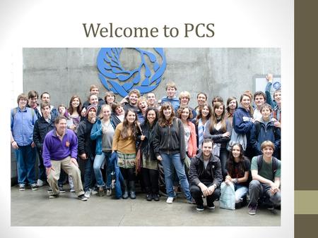 Welcome to PCS. The History of PCS Picture What is a Charter School?