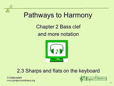 2.3 Sharps and flats on the keyboard